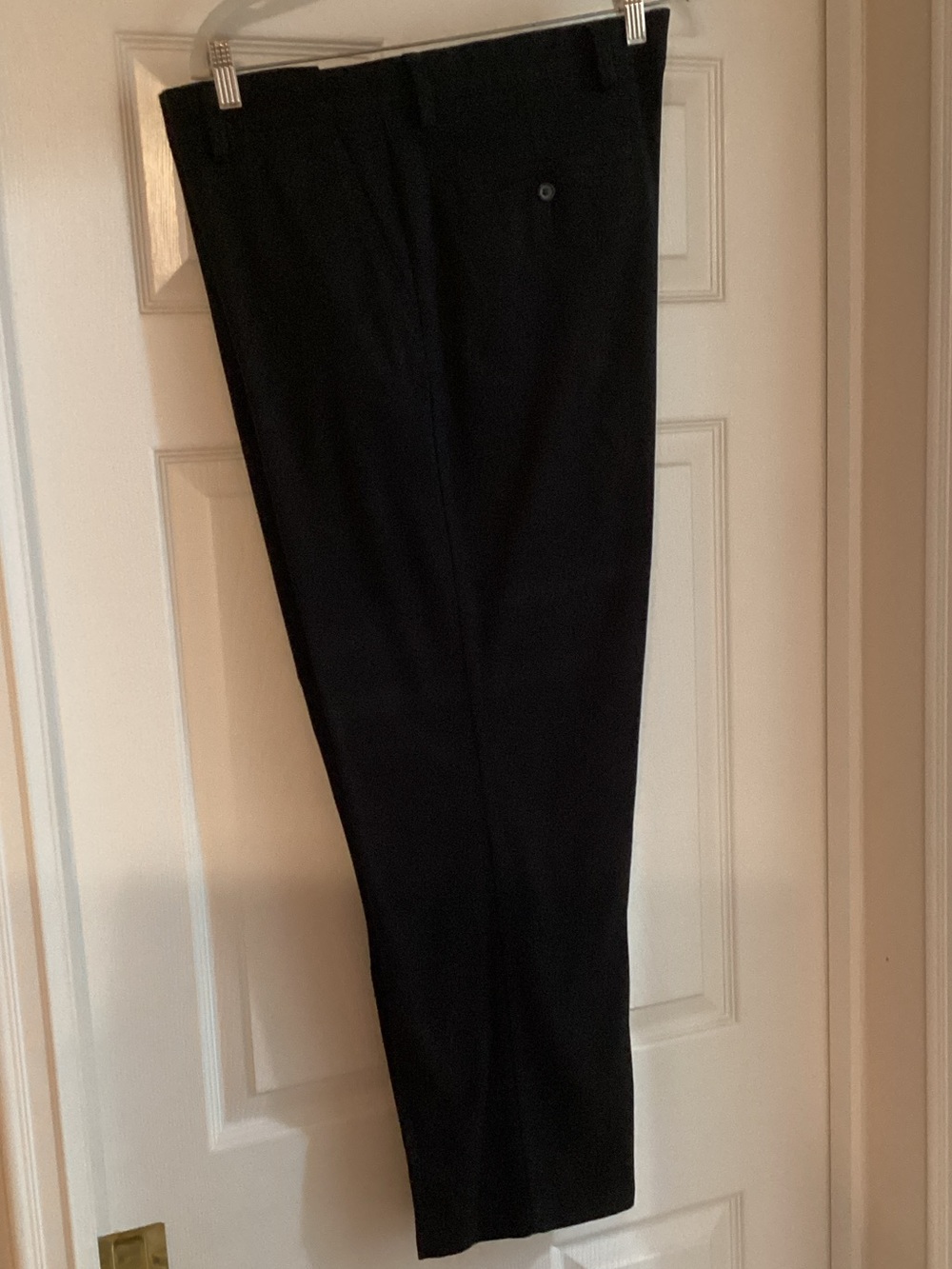 Dockers Men's Black Dress Pants - Classic Straight Leg 40x30